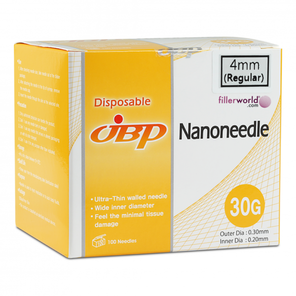 Jbp Nanoneedle 30G 4mm Regular (100 UTW needles)