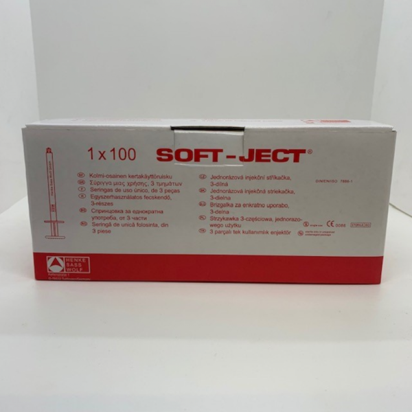 images showing Soft-ject LDS Luer Lock 1ml syringe