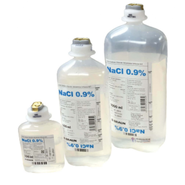 B.Braun Sodium Chloride 0.9% Intravenous Infusion BP (500ml)