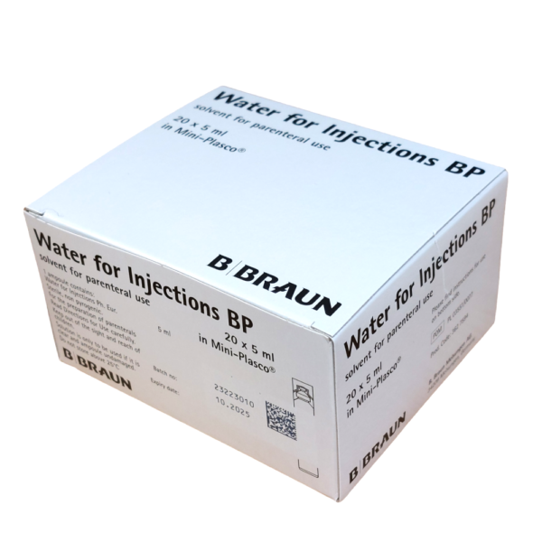 B.Braun Water For Injections (Mini-Plasco) (5ml x 20)